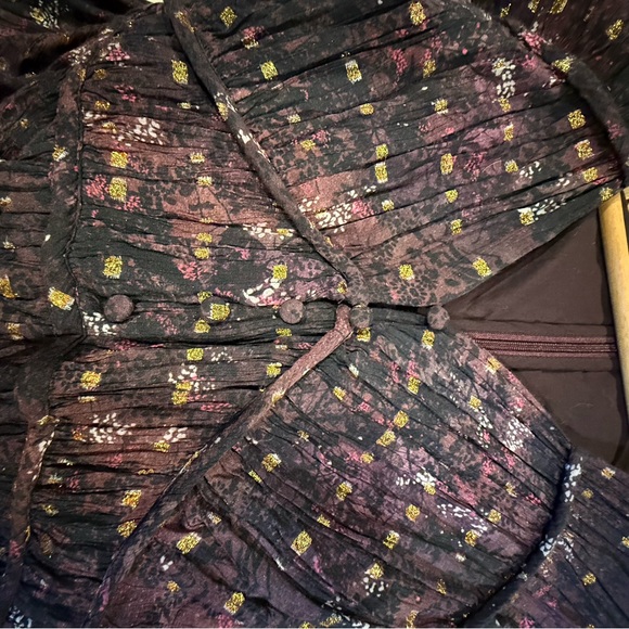 Scotch & Soda Dark Floral Long Sleeve Dress - Picture 5 of 6